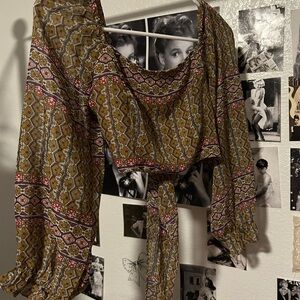 Bohemian Patterned Blouse